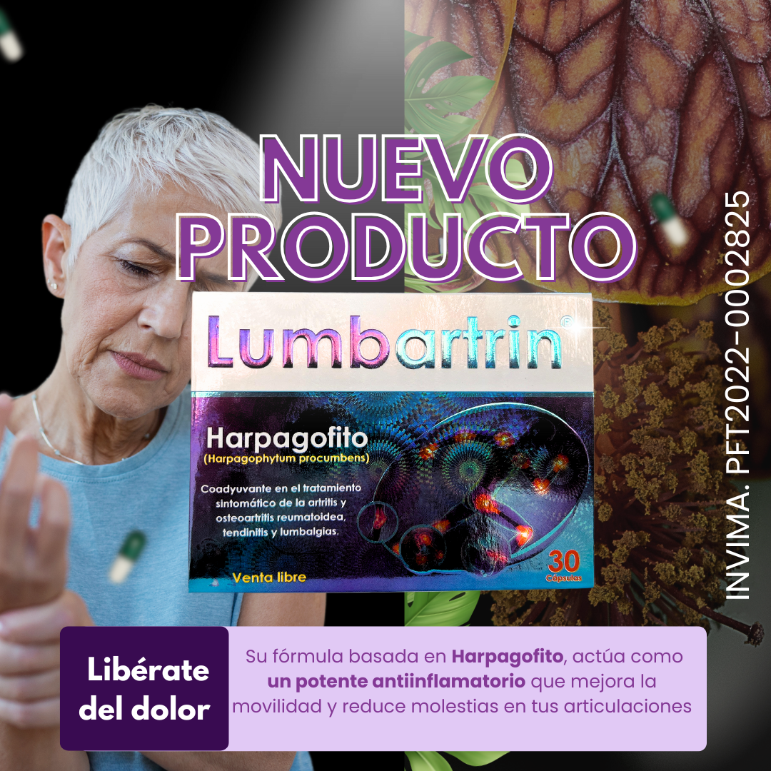 Lumbartrin BioRelief™ – Potente alivio natural para tu columna y articulaciones x30