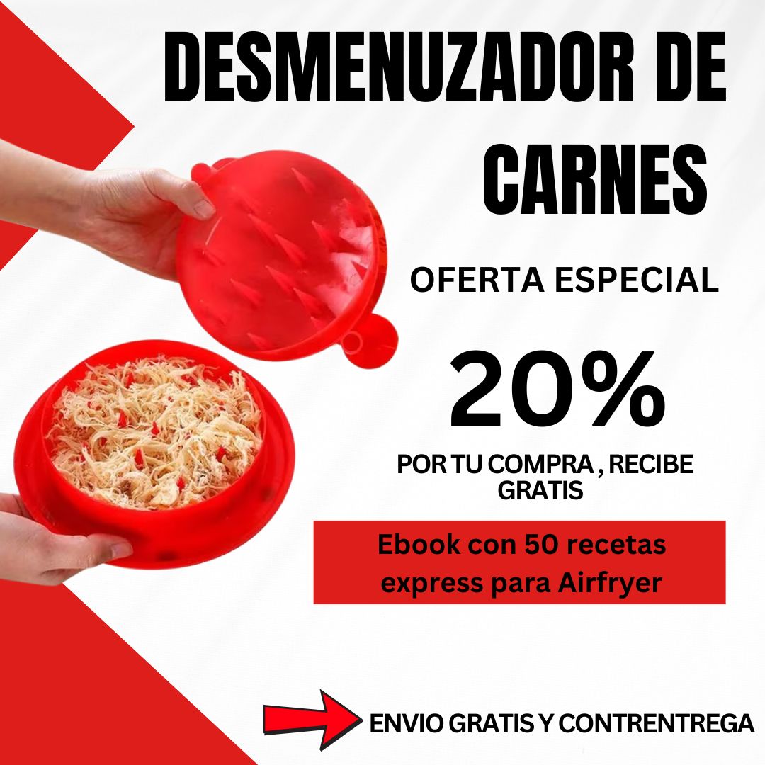 Desmechador Express®: Carne desmenuzada en segundos
